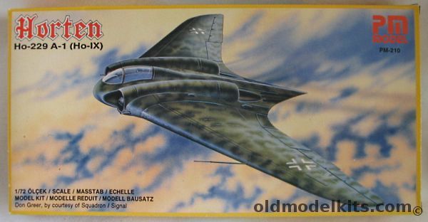 PM Model 1/72 Horten Ho-229 A-1 (Ho-IX), PM210 plastic model kit